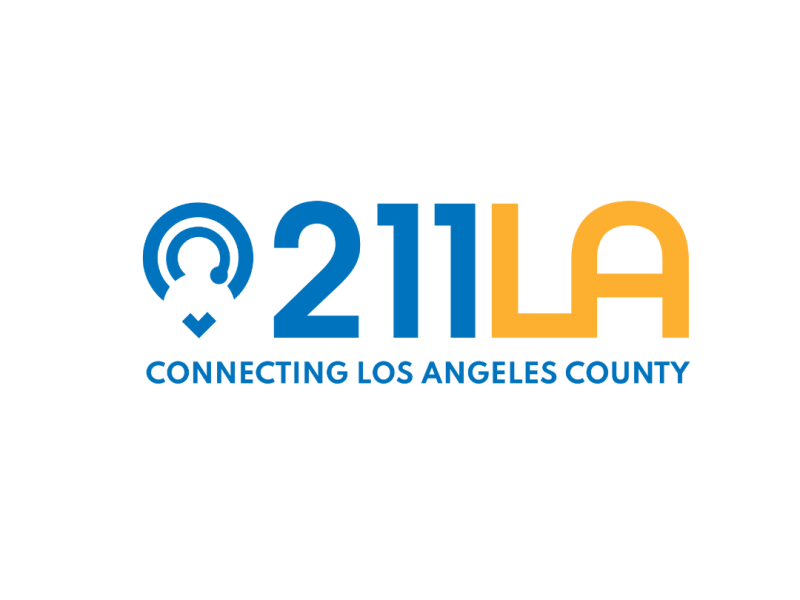 211 LA County Line Logo- Connecting Los Angeles County