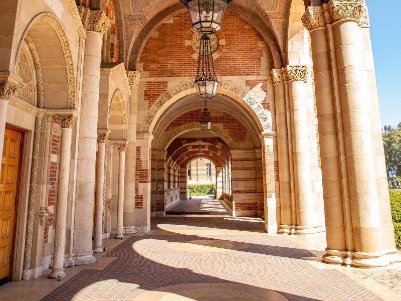 Hall in front of Royce Hall